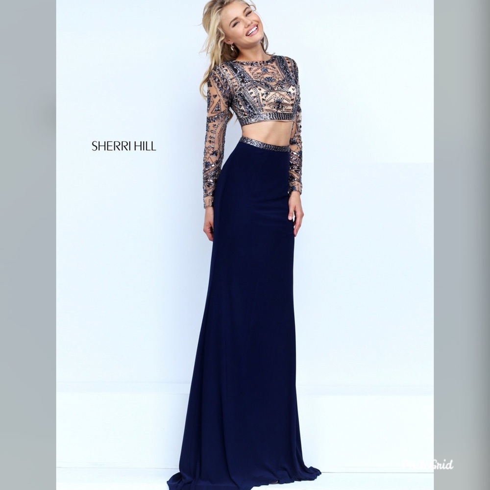 Sherri Hill 2 Piece Prom Dress